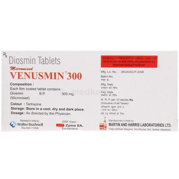 venusmin 300mg tablet 10's
